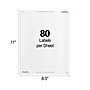 Staples Laser/Inkjet Address Labels, 1/2" x 1 3/4", White, 80 Labels/Sheet,  25 Sheets/Pack, 2000 Labels/Box (ST18053-CC)~#|#~28931BF2-83C7-4A90-99F58C2E43102537_sc7