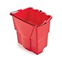 Rubbermaid Executive Series WaveBrake Plastic Dirty Water Bucket, 4.5-Gallon, Red (2064907)~#|#~289483CF-4FC1-41E0-8209737B57516BB7_sc7