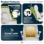 Serta Morrisen Ergonomic Faux Leather Executive Chair, Cool Off White (52958-OWHT)~#|#~289563BE-A2FF-4F53-AAB51A916865DA6C_sc7