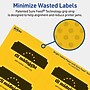 Avery Laser/Inkjet Rectangle Scalloped Multipurpose Labels, 2" x 3", Bright Yellow, 320/Pack (94267)~#|#~28971B4E-5949-48E5-8F92B2E4071544F2_sc7