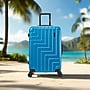 DUKAP Zahav 24.78" Hardside Suitcase, 4-Wheeled Spinner, TSA Checkpoint Friendly, Teal (DKZAH00M-TEA)~#|#~2899F498-5C81-42DA-9687B361127DE93D_sc7