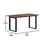 Flash Furniture Redmond 60"W x 30"D Conference Table, Laminate, Walnut (MTM6030WLTUBF)~#|#~289A2653-2EAC-4886-A2B9EF2A2F342EBC_sc7