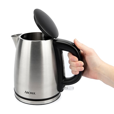AROMA 1.7-Liter Electric Kettle with Rapid Boil and Auto-Shut-Off in Stainless Steel (AWK-1401SB) - Thumbnail 2