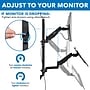 Mount-It! Adjustable Monitor Wall Mount Workstation, Up to 32", Black (MI-7991)~#|#~28A13FDF-C1D4-403B-B70F527B042A21E3_sc7