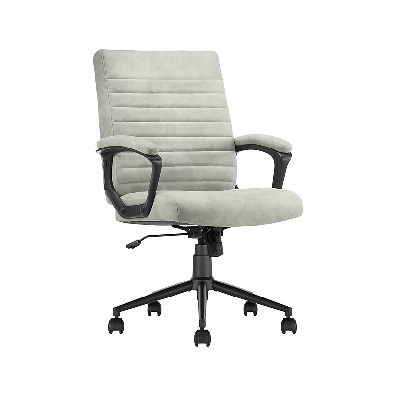 Click365 Transform 3.0 Ergonomic Vegan Leather Swivel Desk Chair, Gray (CCHR10008D) image 1