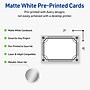 Avery Silver-Metallic Black General Use Blank Cards, White, 20/Pack (S00-FKE)~#|#~28A56294-8DE4-4F91-B5951EB540BB33C2_sc7