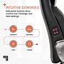Sharper Image S-600 Active Lumbar Heated Ergonomic Bonded Leather Swivel Executive Massage Chair, Black (60098-BLK)~#|#~28A8E008-A0F5-416D-ADF2E927D8D026BA_sc7