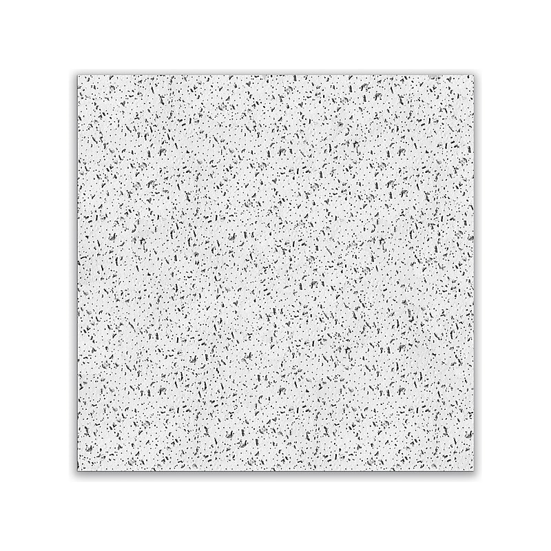 Armstrong CORTEGA Tegular Edge Ceiling Tile, 24" x 24", White, 16/Carton (BP704A) image 1