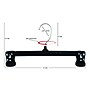 Nahanco 12" Plastic Pinch Grip Skirt/Slack Hanger, Black, 200/Pack (6012B)~#|#~28AE7BC8-BFA4-4B25-B1128C79AE73F934_sc7