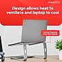 Staples TECH 11.2" x 10.2" Aluminum Laptop Stand, Silver (ST62653)~#|#~28B2E0A5-B7E4-40DF-B880445EBFB56855_sc7