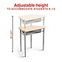 Staples 30.9"W Trapezoidal Student Desk, Gray/Brown (ST63539)~#|#~28B6F11D-1558-460A-B5F0855B2E050950_sc7