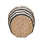 Household Essentials Multi Black Band Wicker Basket with Handles, Light Beige/Black (ML-6725)~#|#~28B8D00F-BECD-4B38-BDCE632F9AA6C6D3_sc7