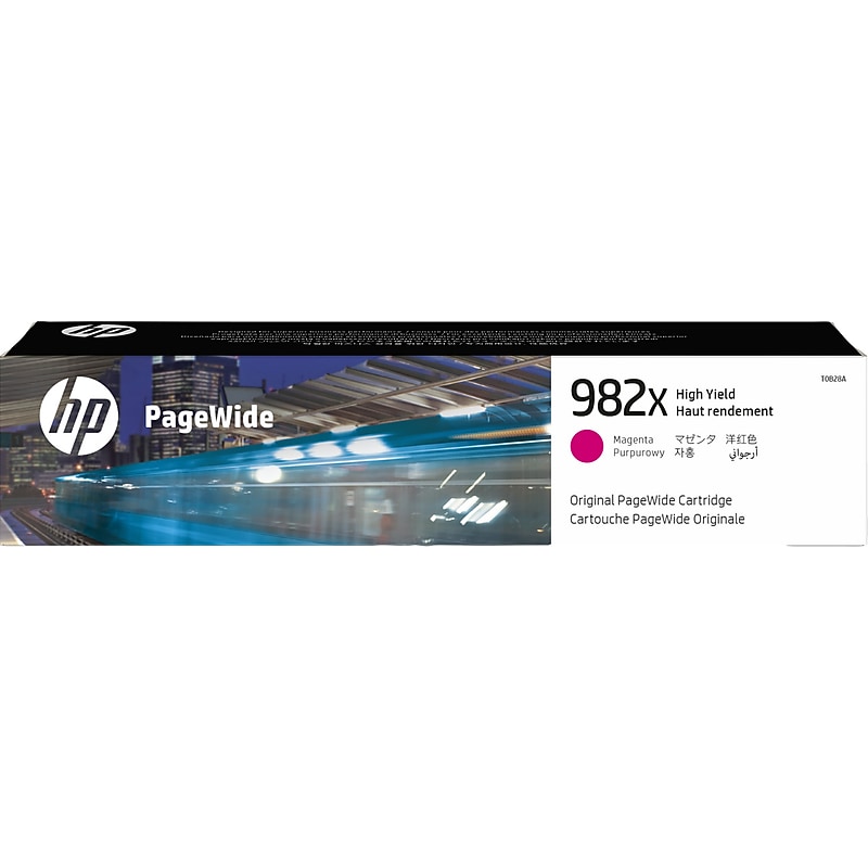 HP 982X Magenta High Yield Ink Cartridge Prints Up to 16,000 Pages (T0B28A) image 1