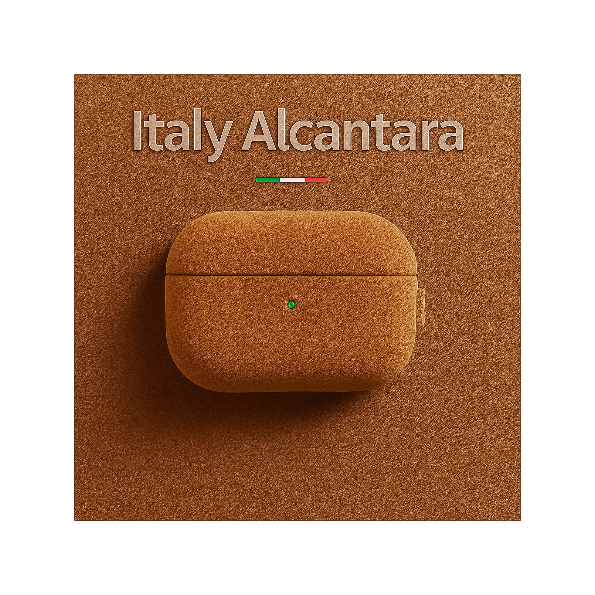 SaharaCase Indy Series Italian Suede Leather Case for Airpods Pro 3 (2025), Premium Finish, Sand Brown, (HP00238) Sansujyuku sansujyuku.com