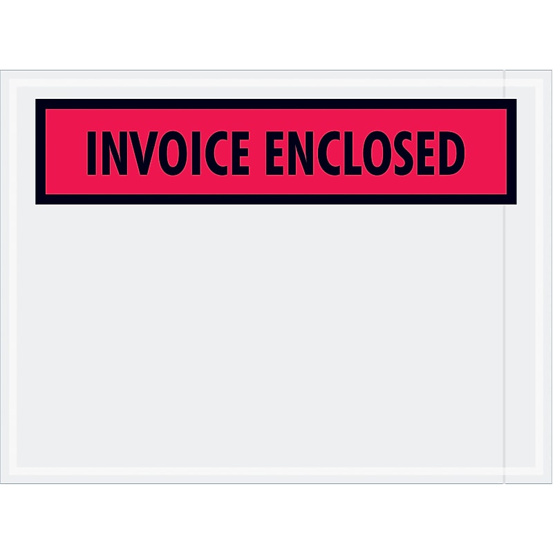 Packing List Envelope, 4 1/2" x 6", 1000/Carton (PL463) image 1