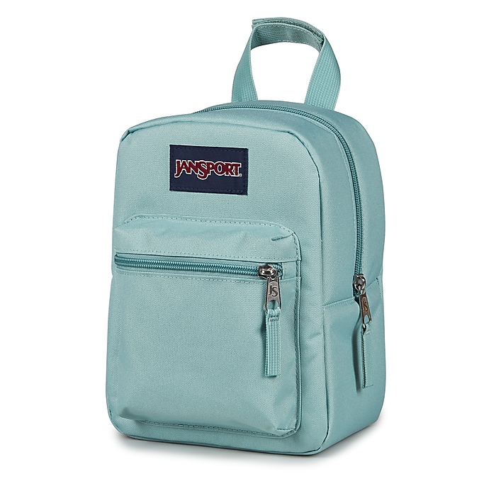 frost teal jansport backpack Superbreak Plus Two large main compartments offer ample storage for your supplies JanSport Big Break Insulated Lunch