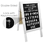 Excello Global Products Sidewalk A-Frame 20" x 27" Poster Holder, White/Black (EGP-HD-0084-WHT)~#|#~28C3F1BA-7331-430E-AE0C0A03CC7D256A_sc7