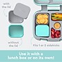 bentgo Sidekicks Kids Snack Containers, Gray/Aqua, 2.6 oz, 2/Pack (BGKDCHSC-YA)~#|#~28C71645-95AC-4C0D-B97A9E471D6452EE_sc7