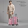 InUSA Trend 2-Piece Hardside Spinner Luggage Set, TSA Checkpoint Friendly, Rose Gold (IUTRE0SM-ROS)~#|#~28CD88E4-3872-4DC4-B265E41DCC0CA187_sc7