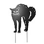 Haunted Hill Farm 3-Ft. Metal Black Cat Decoration with LED Eyes, Indoor & Covered Outdoor, Battery Operated (HHMT036CAT-BLK)~#|#~28D19D00-0218-4F36-85AE6773A9407657_sc7