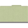 Medical Arts Press Pressboard Classification Folder, 1 Divider, 2" Expansion, Legal Size, Peridot Green, 10/Box~#|#~28D9F07F-130B-462C-A6ED3DB81895A99F_sc7