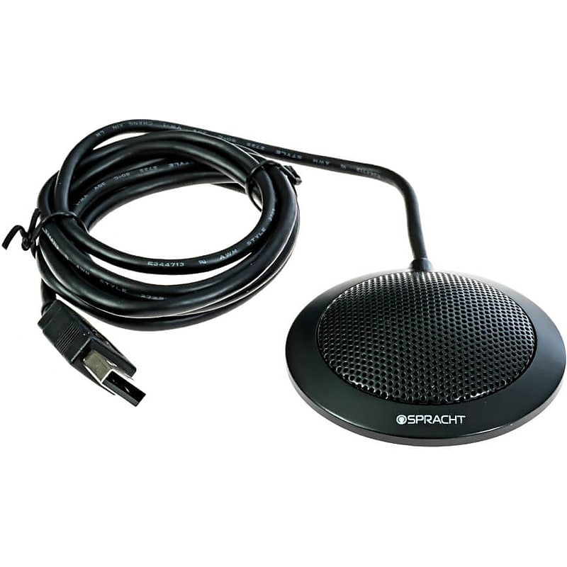 Spracht Aura USB Mic Noise Canceling Conferencing Digital Microphone, Black (SPT-MIC2010) image 1