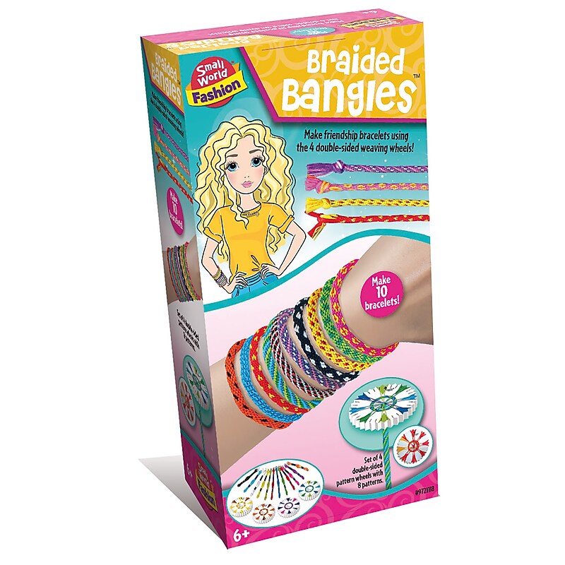 Small World Toys Braided Bangles Bracelet Kit (SWT9721118) image 1