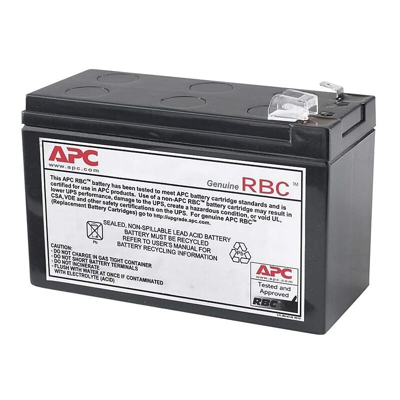 APC by Schneider Electric APC by Schneider Electric RBC114 12 V UPS Replacement Battery Cartridge image 1