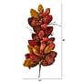 Nearly Natural 36" Autumn Magnolia Leaf with Berries Artificial Tear Drop (4494)~#|#~28E7817B-7AA9-4D2B-AFBFD049A3BA2A77_sc7