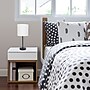 Simple Designs 19.5" LED Table Lamp, Black/White Shade (LT2024-BAW-CCLB)~#|#~28E782C9-CC2F-444B-B1FBDDDB8645F24D_sc7