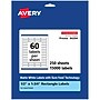 Avery Laser/Inkjet Multipurpose Rectangle Labels, 0.5" x 1.75", White, 15000 Labels/Box (94204)~#|#~28EAF4BD-B258-4511-BE62DA4C24A70088_sc7