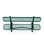 Flash Furniture Sigrid Steel 3-Seat Outdoor Bench, Green (SLFAG4HUT2H48LG)~#|#~28ECAF7A-F0BA-460A-BFB362AB2CB6FBFF_sc7