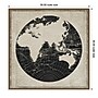 Amanti Art World News Map II by Elizabeth Medley Framed Canvas Wall Art Print, 30" x 30" (A42678299438)~#|#~28ED93C6-066C-4813-BBFE88BCC21074FB_sc7
