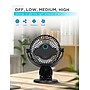 Black & Decker 4" Clip Fans, 3-Speed, Black, 2/Pack (BFDC42PK)~#|#~28EFF4C1-E0AF-4104-9C1F2F25675E77C2_sc7