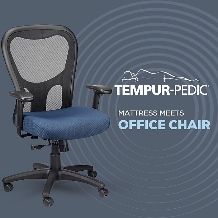 Tempur-Pedic TP9000 Mesh Task Chair, Navy Blue (TP9000-NAVY) | Staples