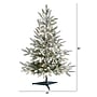 Nearly Natural Flocked Manchester Spruce Artificial Christmas Tree, 3' (T1973)~#|#~28F5D291-C625-4F18-9D3176C69582F9D7_sc7