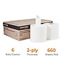 Coastwide Professional™ Centerpull Paper Towel, 2-Ply, White, 660 Sheets/Roll, 6 Rolls/Carton (CW26115)~#|#~28F6E000-C543-4EDB-B48B40D845D3960C_sc7