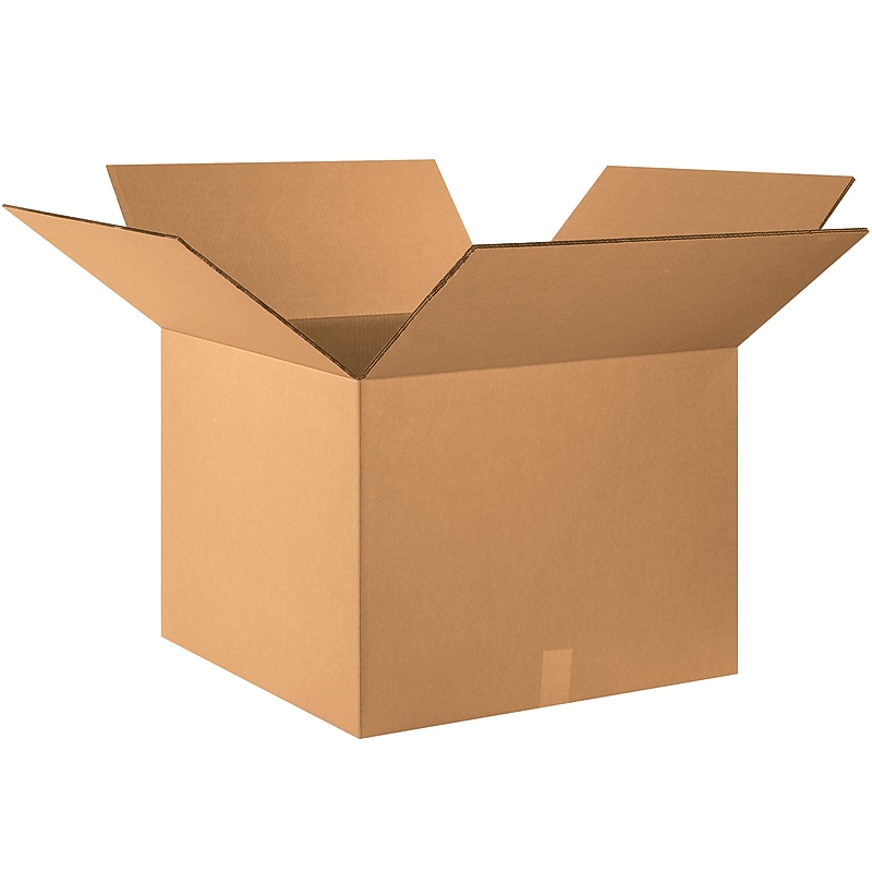 24" x 24" x 18" Heavy Duty Shipping Boxes, 10/Bundle (HD242418DW) image 1
