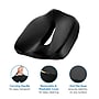 Mount-It! Ergo Collection Premium Memory Foam Seat Cushion, Black (MI-1103)~#|#~28FD2354-5F04-4057-8528FD261FD03CEE_sc7