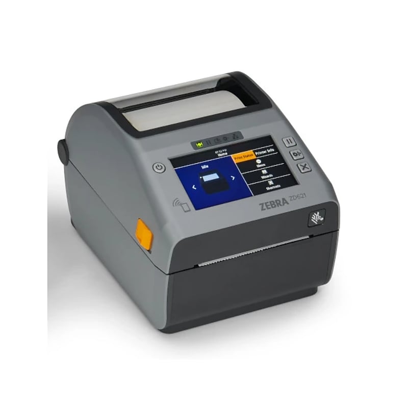 Zebra ZD6A142-D01R01EZ Direct Thermal Printers, USB/Ethernet/Serial/Wi‑Fi/Bluetooth, Gray image 1