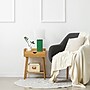 Elegant Designs Modern Leather 21" LED Table Lamp with White Fabric Shade, Green (LT1025-GRN)~#|#~29056E4A-B342-48FF-BB5375C00E1B141E_sc7