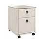 Bush Furniture Homestead 2-Drawer Mobile File Cabinet, Letter Size, Linen White Oak (HOF117LW-03)~#|#~2905EBAC-796F-458E-98E47B032C33AA72_sc7