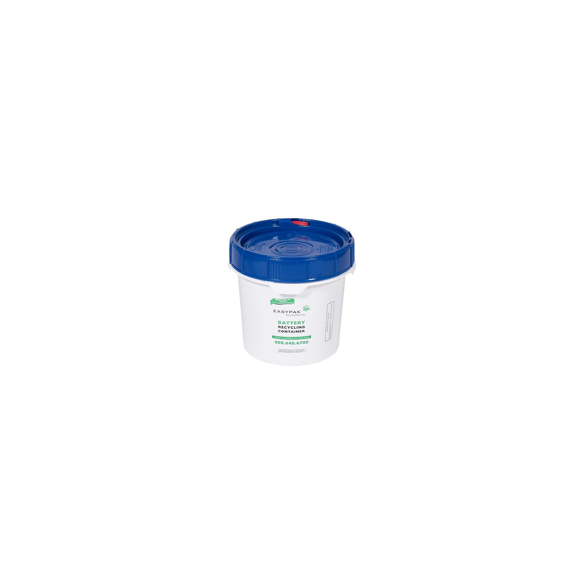 Terracycle Regulated Waste Plastic EasyPak Battery Recycling Container, 3.5 Gallon, White (510-2400) Sansujyuku sansujyuku.com