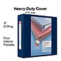 Staples Heavy Duty 4" 3-Ring View Binder, D-Ring, Navy Blue (ST60406-CC)~#|#~290B05B6-3D67-4DEF-83C4441FD5252571_sc7