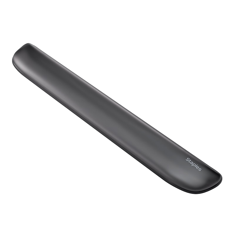 Staples TECH Gel Non-Skid Wrist Rest, Black Crystal (53324) image 1