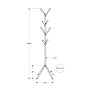 Monarch Specialties Inc. Coat Tree, Black, Metal (I 2057)~#|#~290E5C0E-2BFD-49BE-9747EBEE419E3AA0_sc7