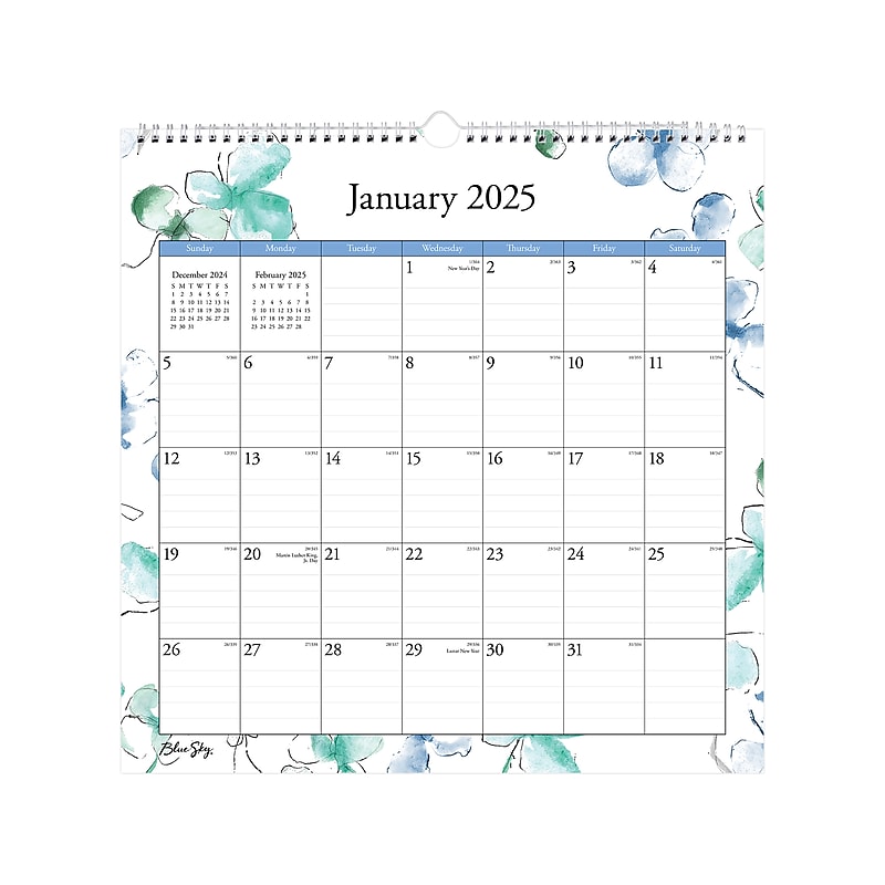 2025-2026 Blue Sky Lindley 12" x 12" Monthly Wall Calendar (152486) image 1