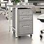 Bush Business Furniture Hustle 3 Drawer Mobile File Cabinet, Platinum Gray (HUF116PG)~#|#~291170EE-565E-4552-AE6BA71A2F191D8C_sc7