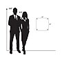 Azar Sign Holder, 16" x 16", Wall Mounted, Gold Acrylic, 4/Pack (105520-GLD-4PK)~#|#~29152811-DE8D-45CD-B5C82C47A0BFE1B4_sc7