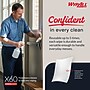 WypAll GeneralClean X60 Fabric Cleaning Wipers, 16.8" x 9.1", White, 118 Wipers/Box, 10/Carton (34790)~#|#~29194E56-23D6-4294-9DEAE732DDBCBEF5_sc7